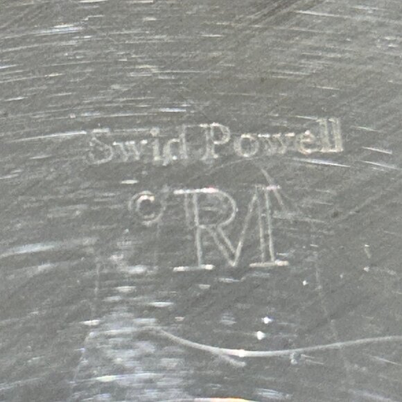 Skyscraper Design Platter Charger Richard Meier for Swid Powell 15" Silverplated - Picture 9 of 16